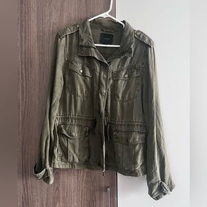 Aritzia Tallis Military Green Jacket